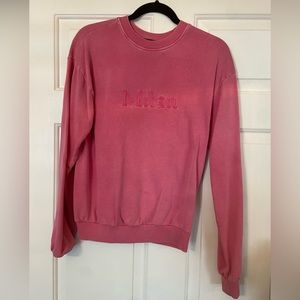 Long sleeve crew neck